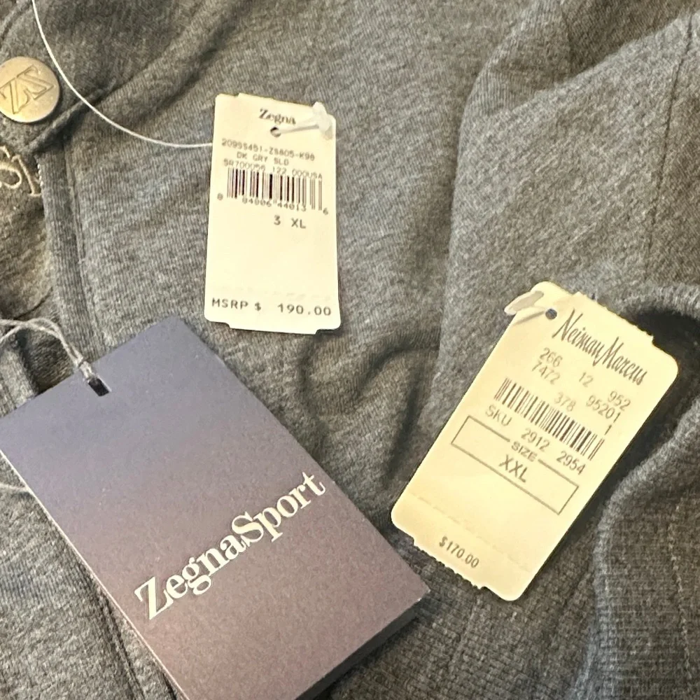 Gray Zegna Men's Sweatsuit - Picture 2 of 9